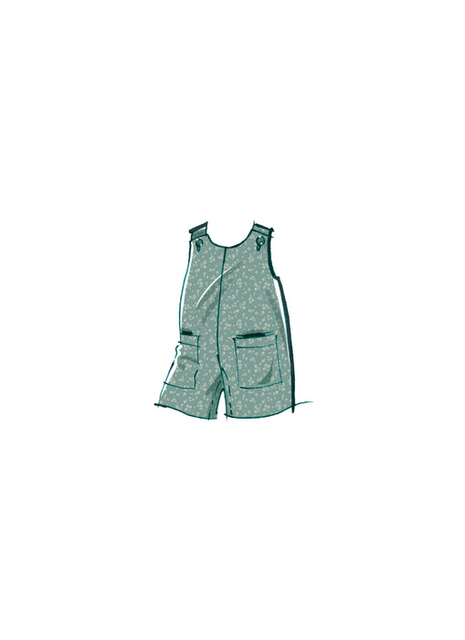 Patron Laura Ashley - Barboteuse, Chemise, Corsage, Jupe, Robe, Veste Patron McCall's 