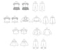 Patron Laura Ashley - Boléro, Chapeau, Haut, Jupe, Pantalon, Robe, Veste, Bandeau, Vêtement pour poupée Patron McCall's 