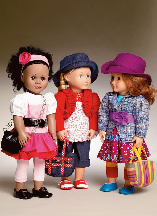 Patron Laura Ashley - Boléro, Chapeau, Haut, Jupe, Pantalon, Robe, Veste, Bandeau, Vêtement pour poupée Patron McCall's 