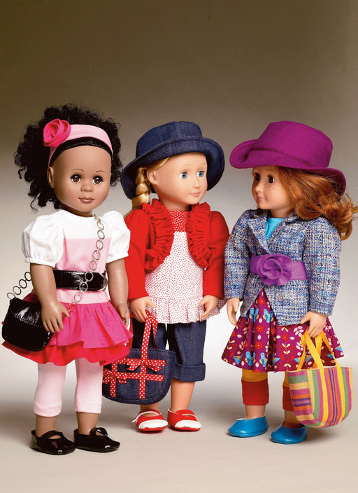 Patron Laura Ashley - Boléro, Chapeau, Haut, Jupe, Pantalon, Robe, Veste, Bandeau, Vêtement pour poupée Patron McCall's 
