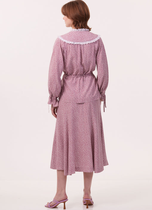 Patron Laura Ashley - Ceinture, Haut, Jupe, Jupon Patron McCall's 
