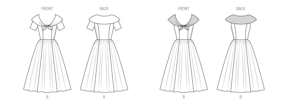 Patron Laura Ashley - Corsage, Jupe, Robe Patron McCall's 