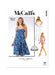 Patron Laura Ashley - Haut, Robe Patron McCall's 