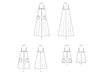 Patron Laura Ashley - Haut, Robe Patron McCall's 