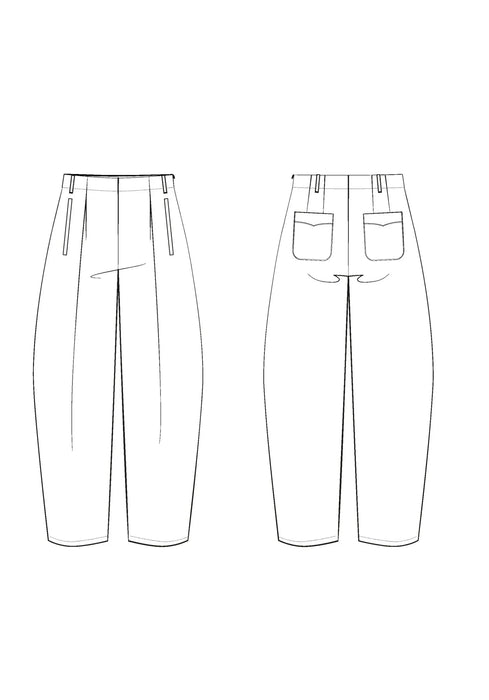 Patron Le pantalon Andrea - Maison Fauve Patron Maison Fauve 