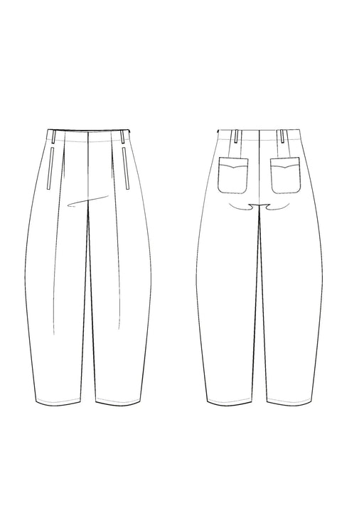 Patron Le pantalon Andrea - Maison Fauve Patron Maison Fauve 
