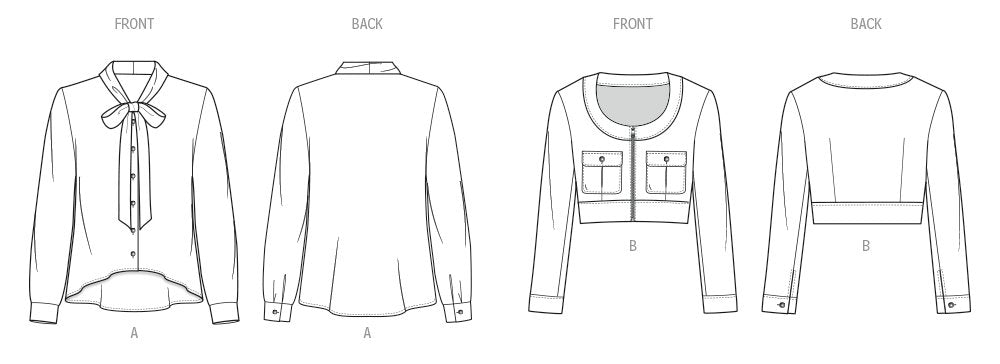 Patron Lynn Brannelly - Ceinture, Chemisier, Veste Patron McCall's 