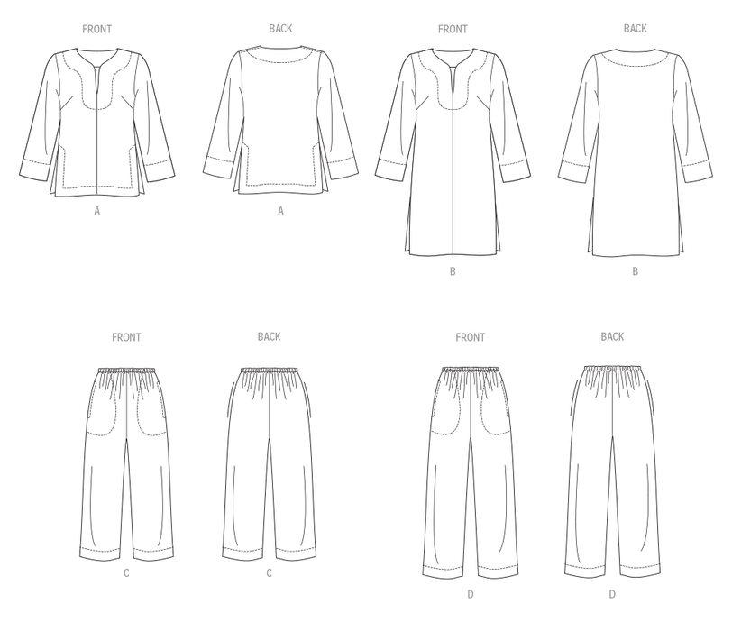 Patron Marcy Tilton - Haut, Pantalon Patron Vogue 