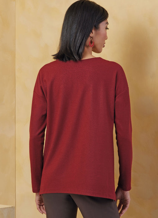 Patron Marcy Tilton - Haut, Veste, T-shirt Patron Vogue 