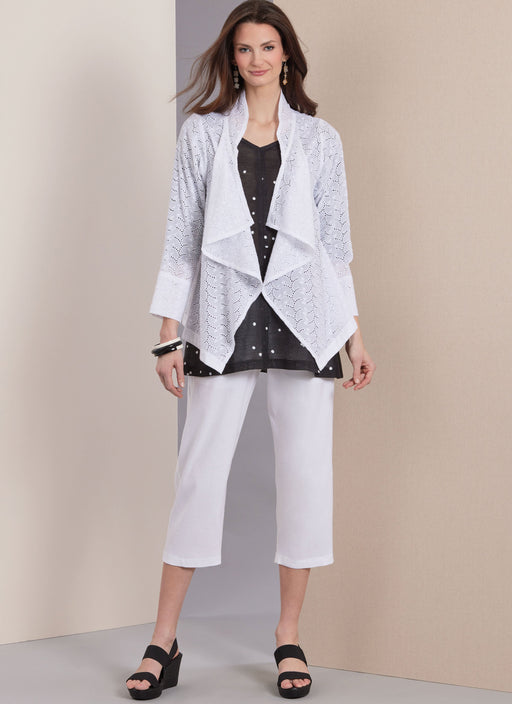 Patron Marcy Tilton - Pantalon, Tunique, Veste Patron Vogue 