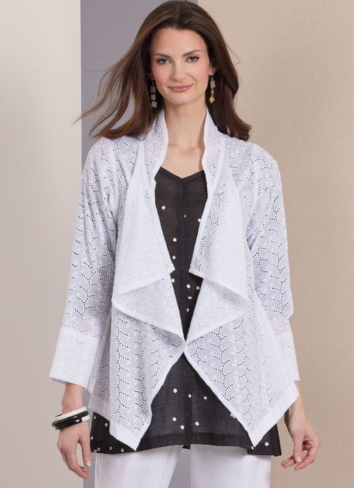 Patron Marcy Tilton - Pantalon, Tunique, Veste Patron Vogue 
