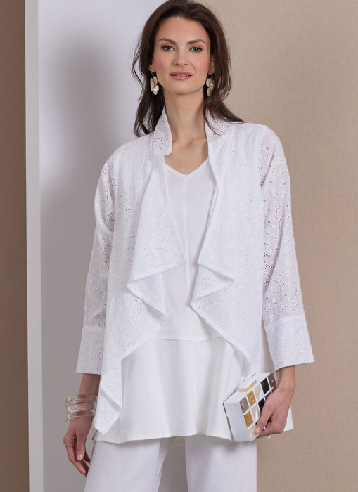 Patron Marcy Tilton - Pantalon, Tunique, Veste Patron Vogue 