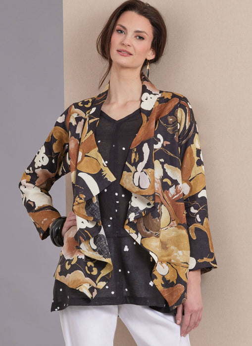 Patron Marcy Tilton - Pantalon, Tunique, Veste Patron Vogue 