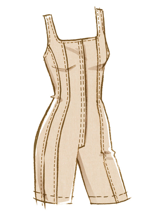 Patron McCall's - Barboteuse, Combinaison, Corset Patron McCall's 