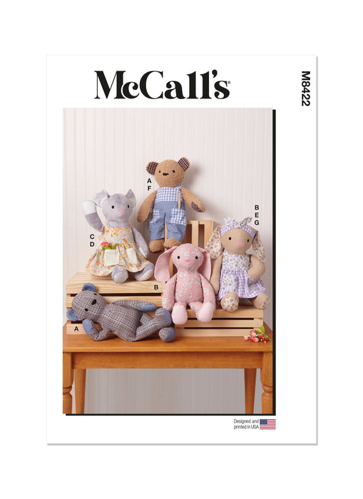 Patron McCall's - Bavette, Salopette, Tablier, Peluche, Bandeau Patron McCall's 