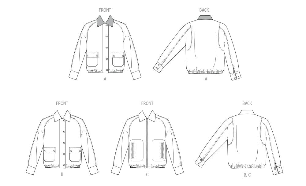 Patron McCall's - Blouson, Veste Patron McCall's 