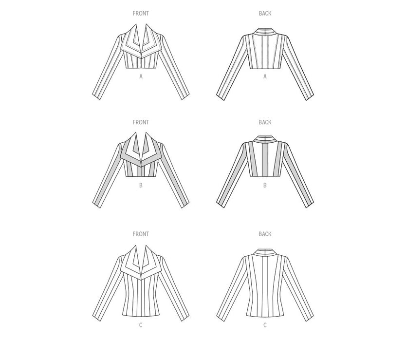 Patron McCall's - Boléro, Veste Patron McCall's 