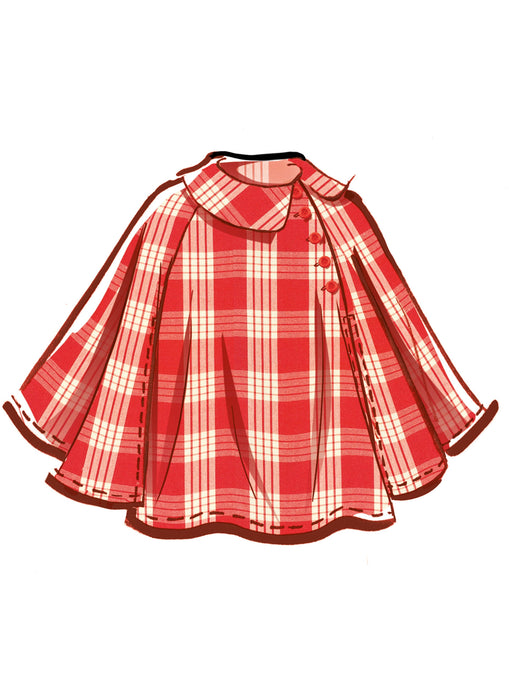 Patron McCall's - Cape, Ceinture Patron McCall's 