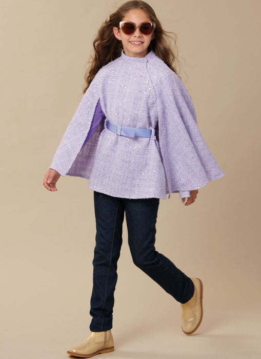 Patron McCall's - Cape, Ceinture Patron McCall's 