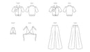 Patron McCall's - Ceinture, Chemise, Chemisier, Haut, Pantalon Patron McCall's 