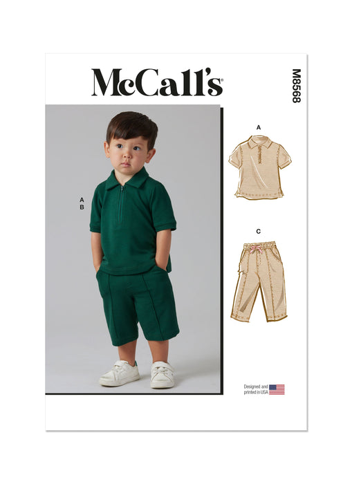 Patron McCall's - Ceinture, Chemise, Pantalon, Polo, Short Patron McCall's 