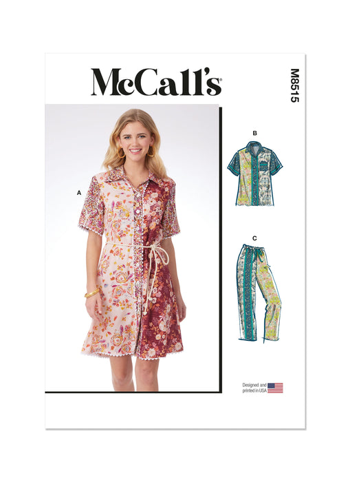 Patron McCall's - Ceinture, Chemisier, Haut, Pantalon, Robe Patron McCall's 
