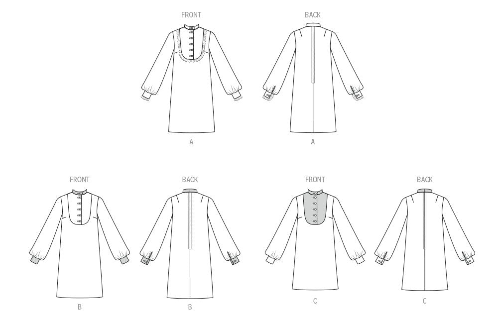 Patron McCall's - Ceinture, Chemisier, Robe Patron McCall's 