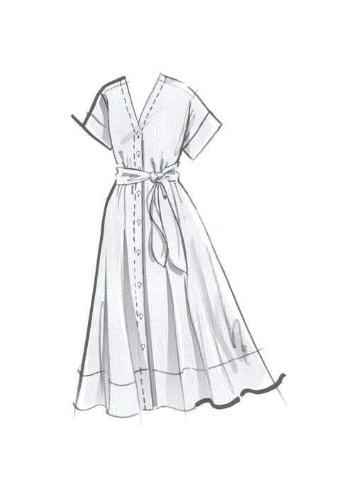 Patron McCall's - Ceinture, Chemisier, Robe Patron McCall's 
