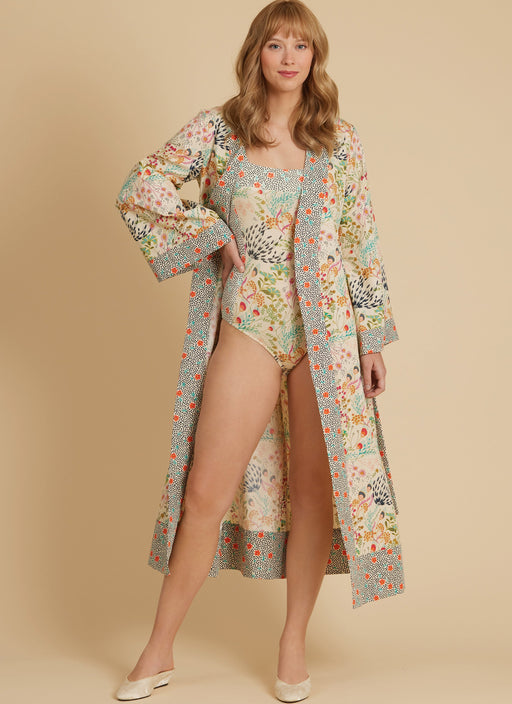 Patron McCall's - Ceinture, Corsage, Culotte, Kimono, Pantalon, Robe, Robe de chambre, Short Patron McCall's 