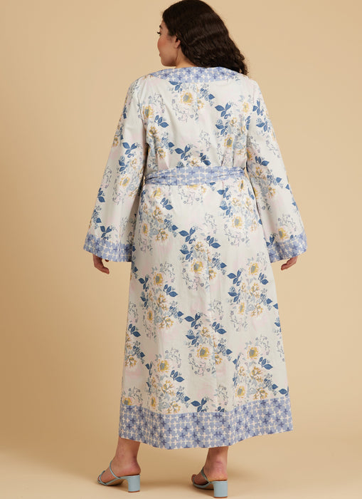 Patron McCall's - Ceinture, Corsage, Culotte, Kimono, Pantalon, Robe, Robe de chambre, Short Patron McCall's 