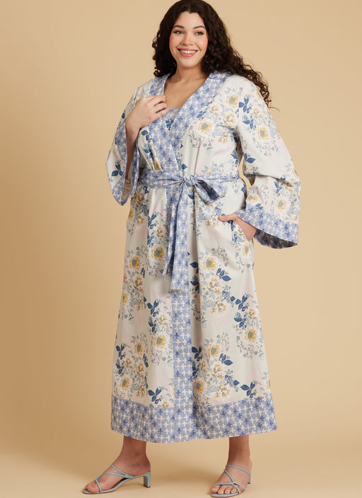 Patron McCall's - Ceinture, Corsage, Culotte, Kimono, Pantalon, Robe, Robe de chambre, Short Patron McCall's 