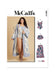 Patron McCall's - Ceinture, Corsage, Culotte, Kimono, Pantalon, Robe, Robe de chambre, Short Patron McCall's 