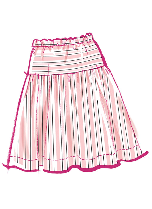Patron McCall's - Ceinture, Corsage, Haut, Jupe, Robe Patron McCall's 
