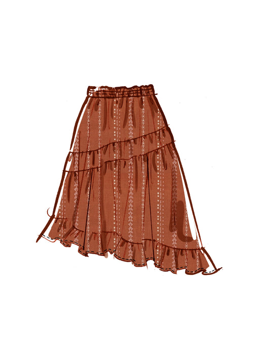 Patron McCall's - Ceinture, Haut, Jupe Patron McCall's 