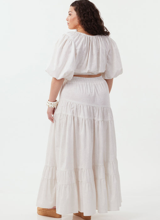 Patron McCall's - Ceinture, Haut, Jupe Patron McCall's 