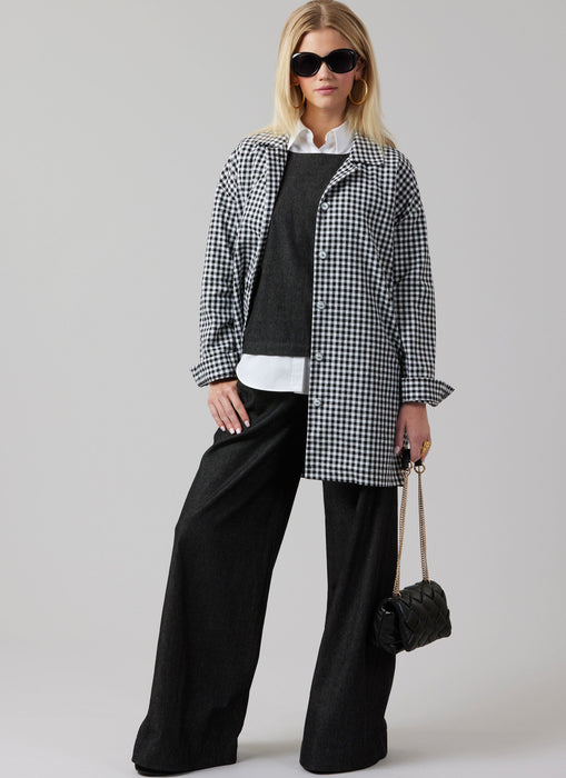 Patron McCall's - Ceinture, Haut, Pantalon, Robe, Veste Patron McCall's 