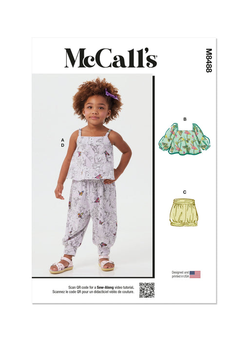 Patron McCall's - Ceinture, Haut, Pantalon, Short Patron McCall's 