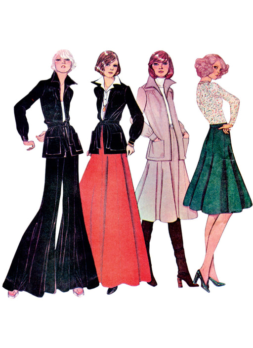 Patron McCall's - Ceinture, Jupe, Pantalon, Veste Patron McCall's 