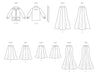 Patron McCall's - Ceinture, Jupe, Pantalon, Veste Patron McCall's 