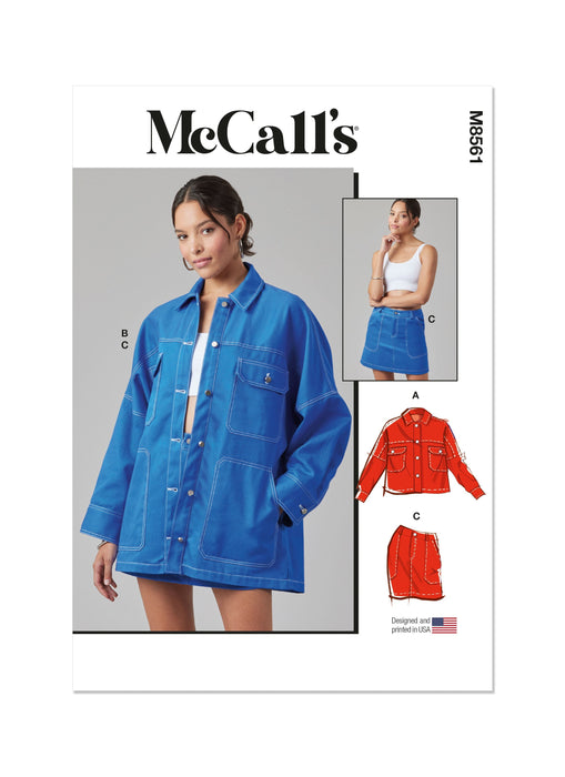 Patron McCall's - Ceinture, Jupe, Veste Patron McCall's 