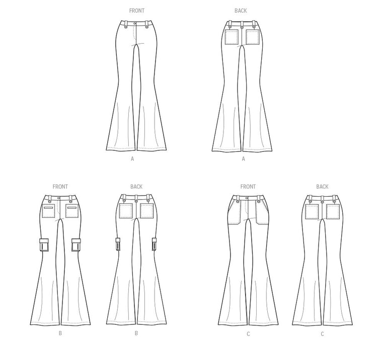 Patron McCall's - Ceinture, Pantalon Patron McCall's 