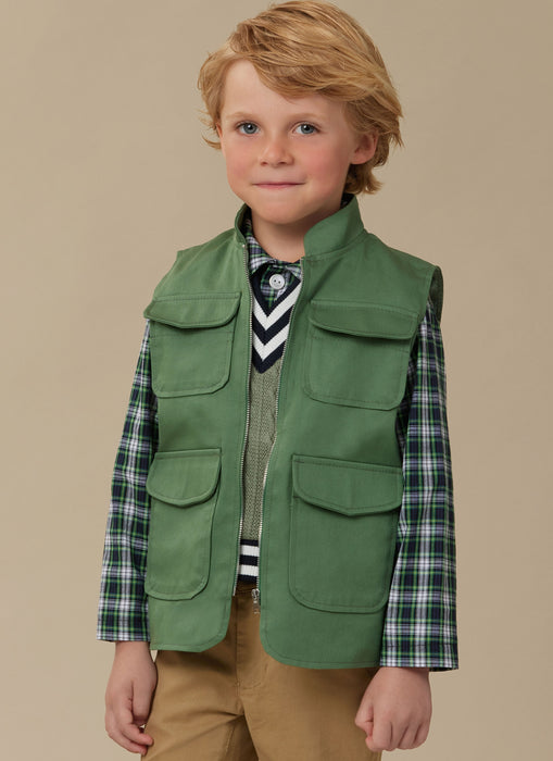 Patron McCall's - Chemise, Gilet, Haut Patron McCall's 