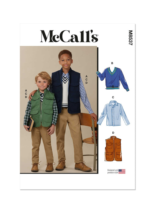 Patron McCall's - Chemise, Gilet, Haut Patron McCall's 