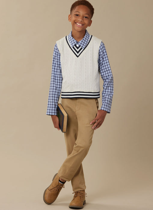Patron McCall's - Chemise, Gilet, Haut Patron McCall's 
