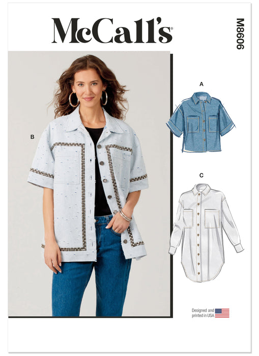 Patron McCall's - Chemise Patron McCall's 