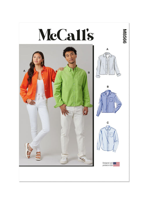 Patron McCall's - Chemise Patron McCall's 