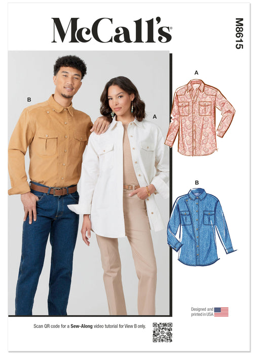Patron McCall's - Chemise Patron McCall's 