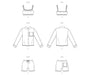 Patron McCall's - Chemise, Short Patron McCall's 