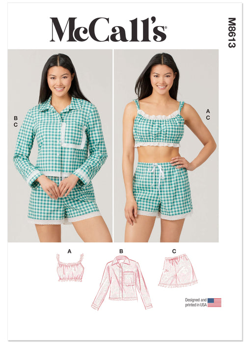 Patron McCall's - Chemise, Short Patron McCall's 