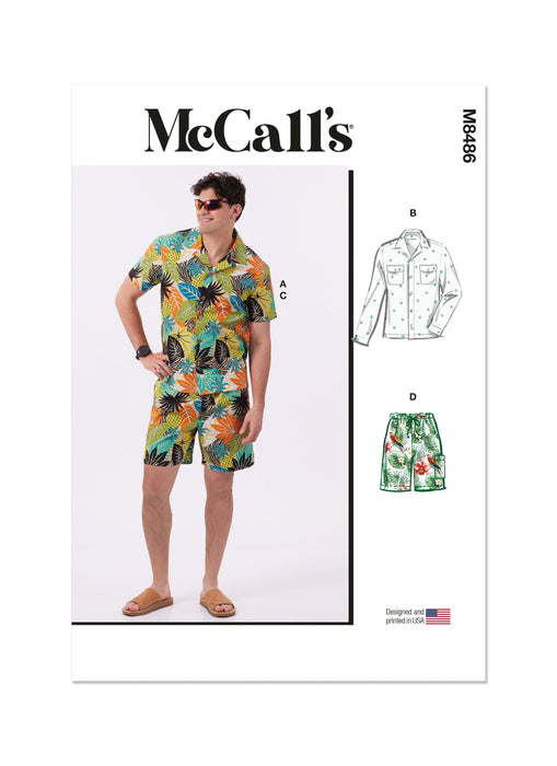 Patron McCall's - Chemise, Short Patron McCall's 